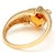 Set in a darling yellow gold ring, a magnificent bezel-cut citrine captures the eye. Full-cut diamonds add sparkle that...