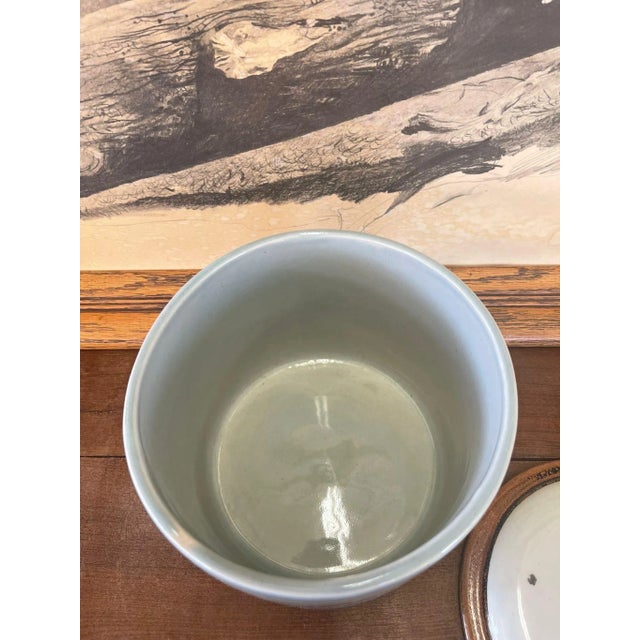 Vintage Ken Edwards Style Around Pot With Lid For Sale In Seattle - Image 6 of 7