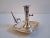 Offered is an antique Silver Plated Chamberstick with Snuffer and an integral drip tray and carrying handle. Stamped...