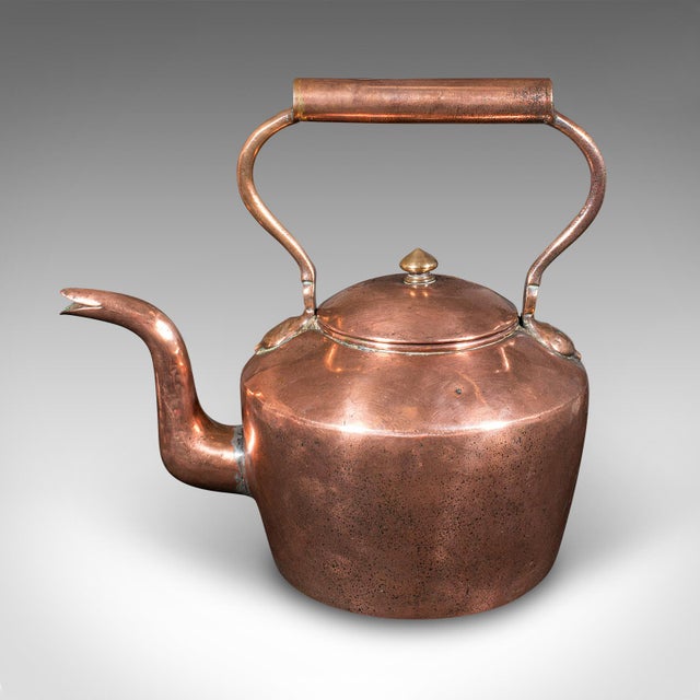 Late 19th Century Antique Fireplace Kettle, English, Copper, Hearth Warmer, Victorian, Circa 1870 For Sale - Image 5 of 10