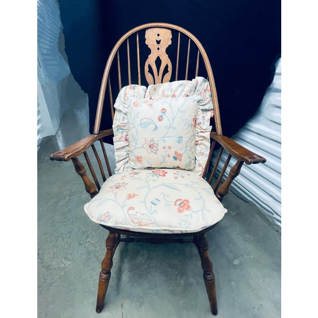 Add a touch of authentic, early 20th century New England charm to your home with this exceptional.high back Windsor...