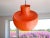 Mid-Century Modern Large Mid-Century Scandinavian Modern Orange Metal Hanging Light, 1960s For Sale - Image 3 of 8