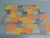 Asian Vintage Multi Color Silk Patchwork Style Obi Textiles - Lot of 7 For Sale - Image 3 of 6