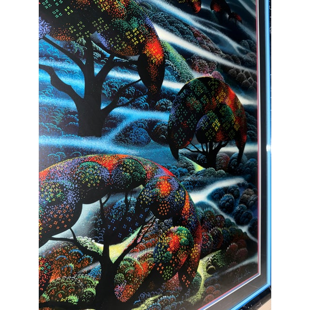 1990s 1990 Eyvind Earle 'Garden of Dreams' Signed Serigraph For Sale - Image 5 of 9