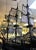 White Large Scale Antique Model Ship Circa Early 1900s For Sale - Image 8 of 13