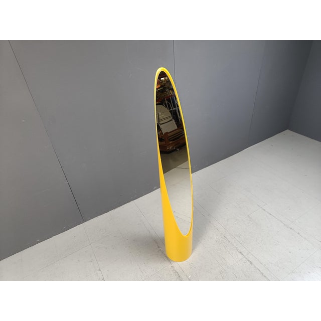 Italian Floor Mirror from Rodolfo Bonetto, 1970s For Sale - Image 4 of 12