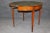 Late 19th Century 19th Century English Adams Style Paint Decorated Leather Top Demilune Table For Sale - Image 5 of 12