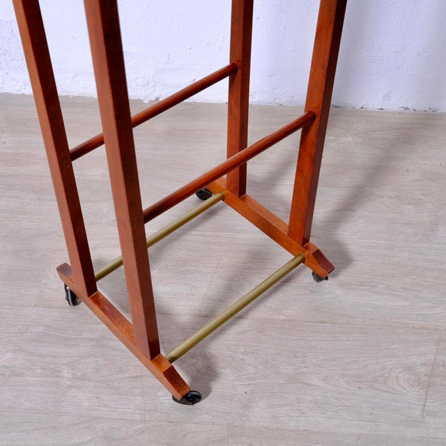 Wooden Valet Stand from Fratelli Reguitti, Italy, 1960s-1970s For Sale - Image 6 of 12