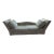Donghia Bond Street Daybed in Neutral Sage Upholstery, Designer Vintage For Sale