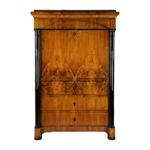Vintage Biedermeier Secretaire in Walnut