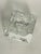 Vintage mid century modern Finnish Nuutajarvi crystal glass ashtray Catchall.