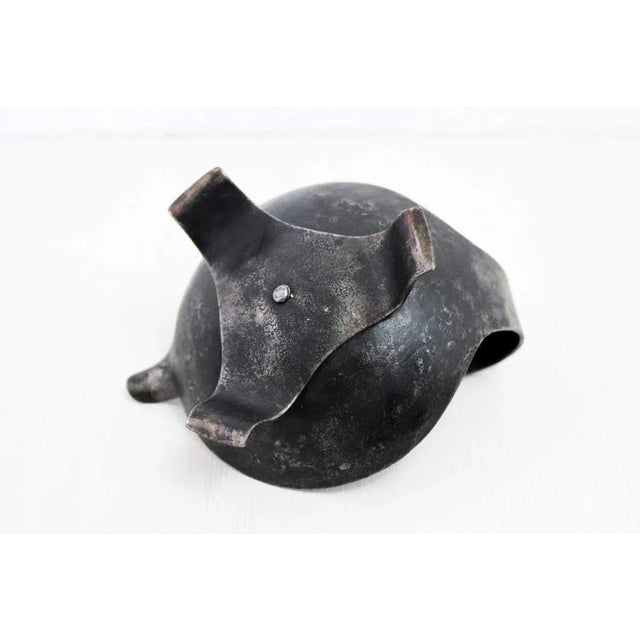 Brutalist Iron Candleholder, 1950s For Sale - Image 4 of 10