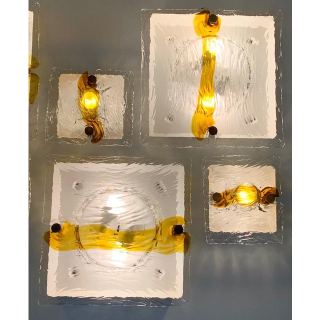 Vintage Wall Lamps, 1970, Set of 7 For Sale - Image 13 of 15