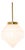 Vintage Plumb Bob Opaline Pendant Lamp, 1950s For Sale