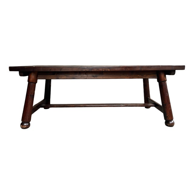 Vintage Brutalist Table and Chairs by Georges Robert, 1960s, Set of 7 For Sale