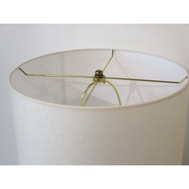 Mid Century Ceramic Table Lamp in the Style of Bitossi For Sale - Image 9 of 12