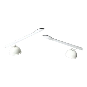 Pair of Lamps Murano Glass and Metal by Itre. Italy, 1980s