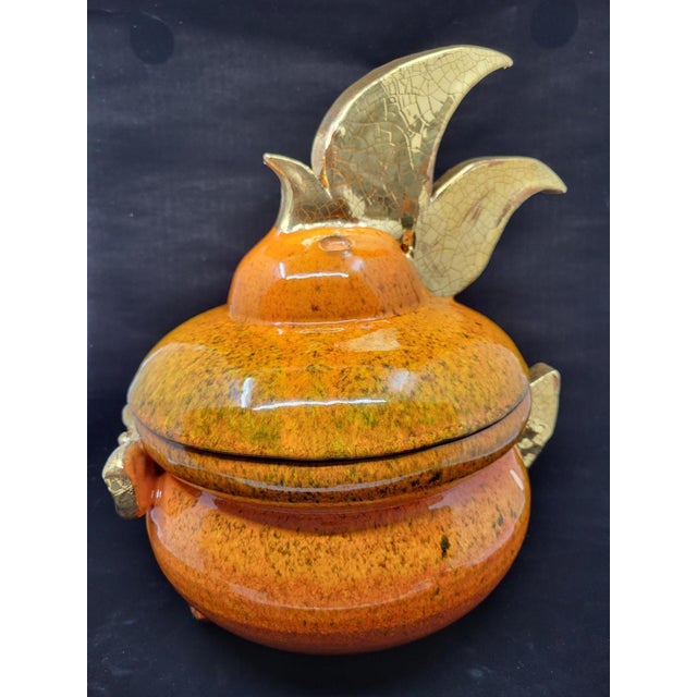 The spectacular orange ceramic tureen, specially commissioned by the Eden Rock Hotel in Saint-Tropez, is the epitome of...