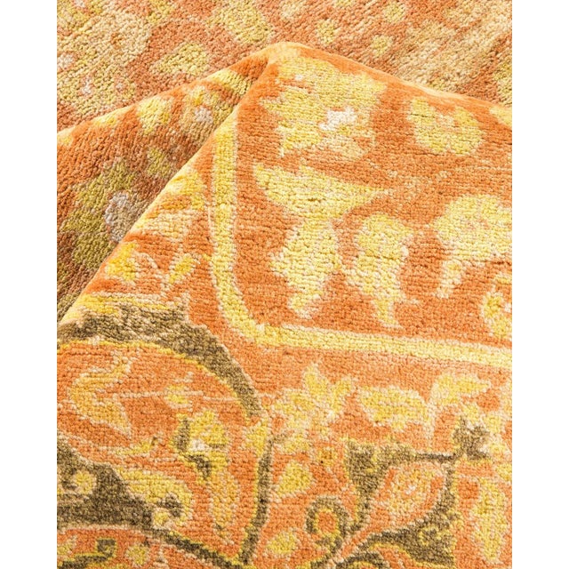 Textile Mogul, One-of-a-Kind Hand-Knotted Area Rug - Brown, 6' 2" x 9' 4" For Sale - Image 7 of 8