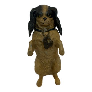Sweet Begging Metal Spaniel Bank For Sale