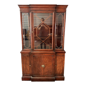 Vintage Mahogany Bookcase/China Cabinet