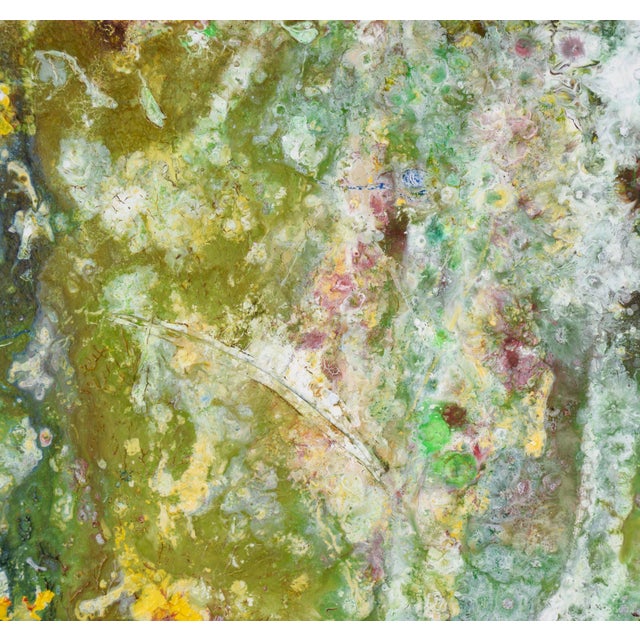 "Meadow" - Textured Expressionist Composition in Acrylic on Canvas by Charles David Francis For Sale - Image 4 of 10