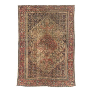 Late 19th Century Persian Malayer Rug, 04'06 X 06'05 For Sale