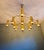 Gaetano Sciolari Large Geometric Brass Chandelier by Gaetano Sciolari for Boulanger, 1970s For Sale - Image 4 of 18