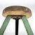 Brown Vintage Industrial Steel & Wood Tripod Stool, 1950s For Sale - Image 8 of 11