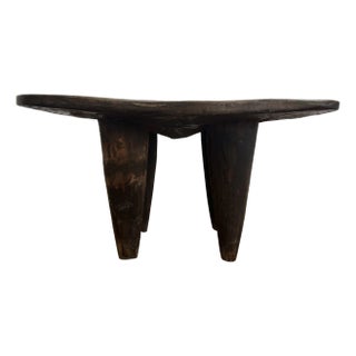 Vintage Rustic African Senufo Stool - Hand Carved Wood For Sale