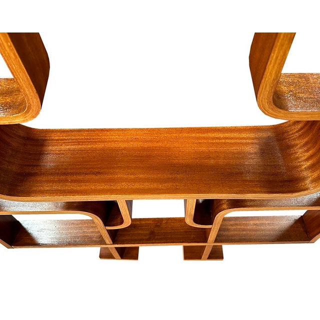 Wood Mid-Century Room Divider by Ludvik Volak for Drevopodnik Holesov, 1960s For Sale - Image 7 of 9