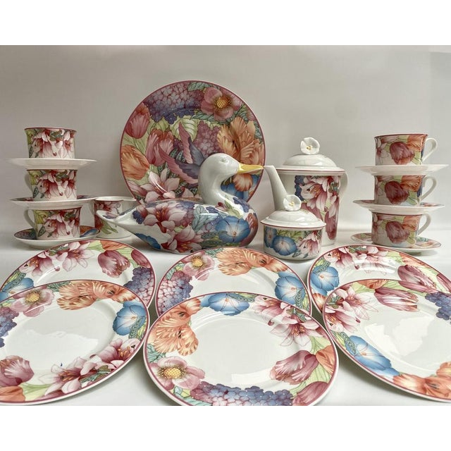 Vintage Gallo China Tea Set from Villeroy & Boch, 1970s, Set of 23 For Sale - Image 3 of 11