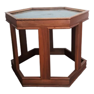 Mid 20th Century John Keal for Brown Saltman Hexagonal Side Table