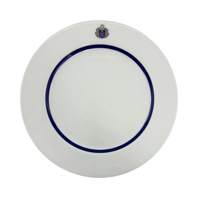 Ceramic Vintage Royal Palm Yacht & Country Club Boca Raton Plate 12”d For Sale - Image 7 of 8