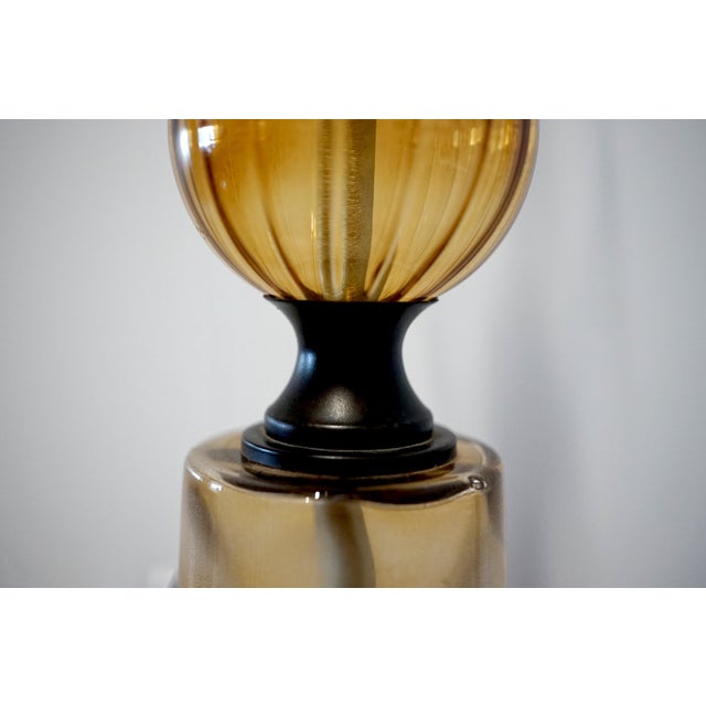 1960s 1960s Amber Tone Vintage Gretel Table Lamp For Sale - Image 5 of 9