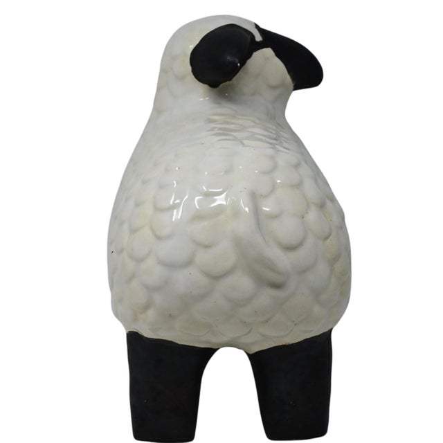 Global Views Grand Showroom Scale Global Views "Julia Knight" Ceramic Sheep - 14" For Sale - Image 4 of 11
