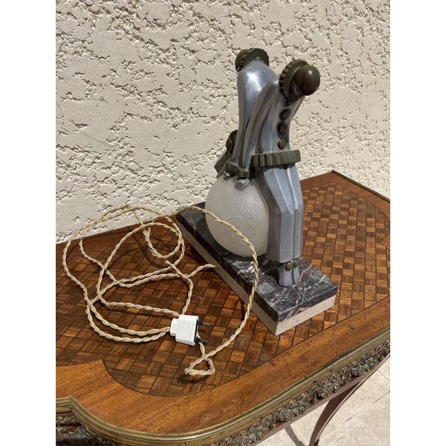 Art Deco Lamp from Pierrot and Pierrette For Sale - Image 12 of 13