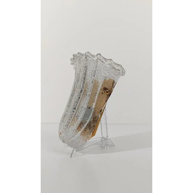 Italian Shield Sconces in Murano Graniglia Glass, 1980s, Set of 2 For Sale - Image 13 of 18