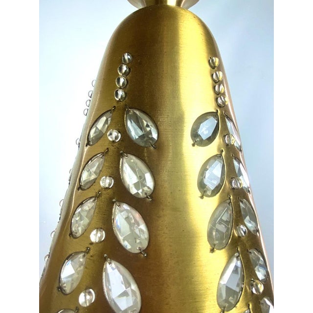 Mid-Century Modern Bell-Shaped Ceiling Lamp by Oswald Haerdtl for Lobmeyr, 1950s For Sale - Image 3 of 17