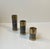 Mid-Century Natural Stone and Brass Candleholders from Saulo Norway, 1960s, Set of 3 For Sale - Image 4 of 8
