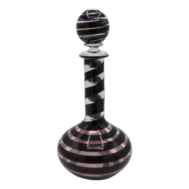 Spiral Bottle from Venini, 1960s For Sale