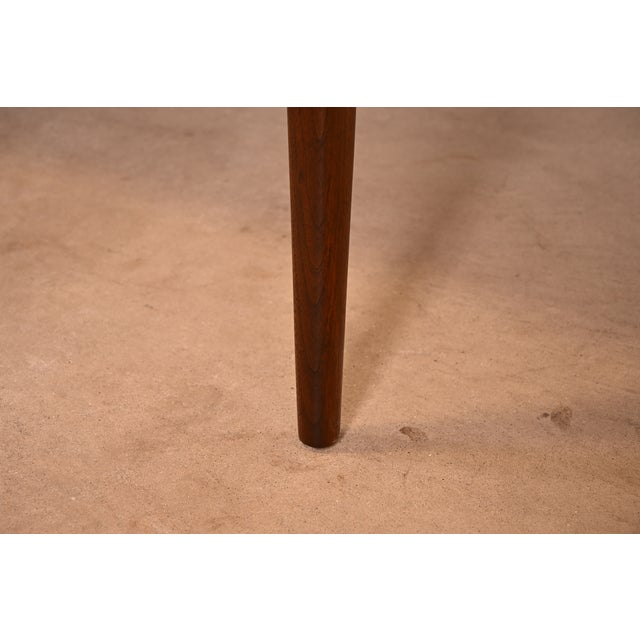 Kipp Stewart for Directional Mid-Century Modern Walnut Extension Dining Table | Newly Refinished For Sale - Image 13 of 16