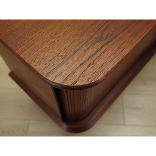 Orange Danish Teak Sideboard, 1970s For Sale - Image 8 of 17