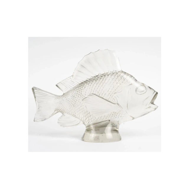White Large Fish with Algae by René Lalique, 1922 For Sale - Image 8 of 10