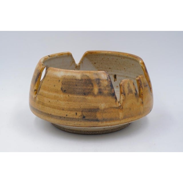 Mid 20th Century Mid 20th Century Joel Edwards Abstract Pottery Catchall Ashtray For Sale - Image 5 of 7