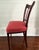 Wood Antique French Mahogany Chair with Silk Upholstery For Sale - Image 7 of 10