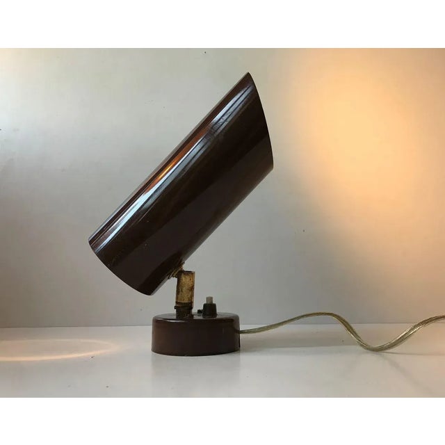 Mid-Century Modern Adjustable Aluminium and Brass Wall Light from Nordisk Solar, 1960s For Sale - Image 3 of 9