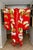 Vintage Red Brocade With Flying Cranes Japanese Ceremonial Kimono For Sale - Image 18 of 18