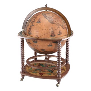 Charon Globe Bar by Zoffoli Mappamondi For Sale