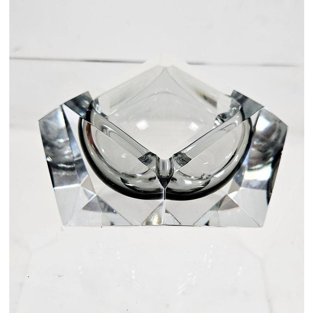 Flavio Poli Mid-Century Italian Murano Glass Bowl by Flavio Poli for Seguso, 1960s For Sale - Image 4 of 7